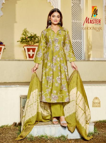 Master ghoomer vol-5 ptinted stiched kurtis wholesale